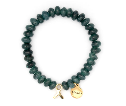 JC Ovarian Cancer Awareness Bracelet - A Symbol of Strength and Support